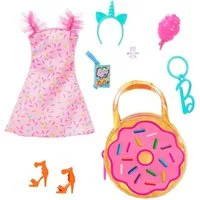 Barbie Puppenkleidung Party Time Barbie HRH49 Mattel Premium Mode Puppen-Kleidung