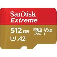 Extreme 512 GB microSDXC, Speicherkarte UHS-I U3, Class 10, V30, A2