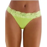 Vivance String Anisa mit blumiger Spitze rundherum am Bund