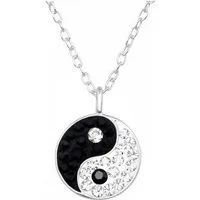 ALEXANDER YORK Kette mit Anhänger YIN YANG, 2-tlg., 925 Sterling Silber