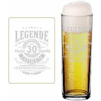 LUXENTU Bierglas Legende seit 30 Jahren, 1-tlg., Glas