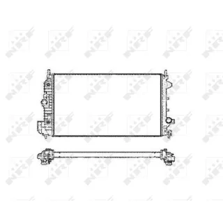 NRF Motork?hler gel?tet Fiat Croma Opel Signum Saab 9-3 1,9