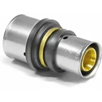 PipeTec Deutschland Pressfitting, Pipetec Press- Kupplung reduziert für Alu-Verbundrohr