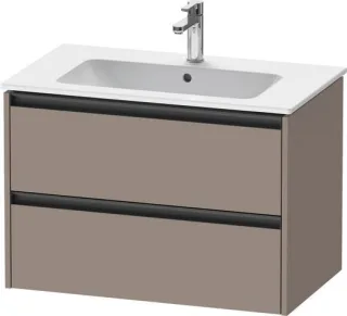 Duravit Ketho.2 Waschtischunterbau wandhängend Basalt Matt 810x480x550 mm - K25263043430000 K25263043430000