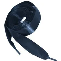 maDDma Schnürsenkel 1 Paar Schnürsenkel Satin 110cmx19mm Bekleidungskordel Kordel, 110 x 1.9 cmdunkelblau