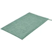 Kleine Wolke Badematte Vita, Badvorleger, Badezimmer Teppich, Höhe 12 mm, rutschhemmend beschichtet, fußbodenheizungsgeeignet, Baumwolle, rechteckig, Badteppich, Uni Farben, mit Schlaufe