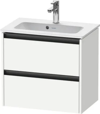 Duravit Ketho.2 Waschtischunterbau wandhängend Weiß Matt 610x390x549 mm - K25255018180000 K25255018180000