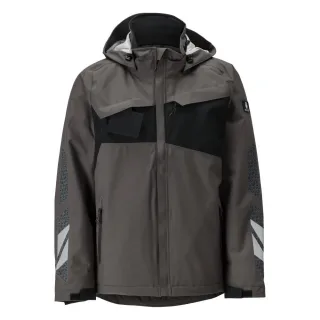 MASCOT Herren Winterjacke ACCELERATE Dunkelanthrazit / Schwarz 4XL - 18035-249-1809-4XL