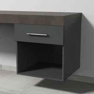 Sanipa Anbau-/Solitärschrank 2morrow (G1353) 510x500x520 Anthrazit-Matt, G135322 G135322