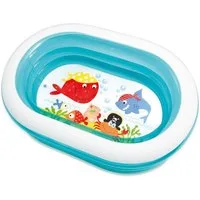Intex Planschbecken INTEX Ahoi Piraten Pool, Garten Kinder Oval