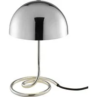OTTO home Tischleuchte Charlett Pilz Lampe, ohne Leuchtmittel, Tischlampe, Ø 20 cm, Höhe 31 cm, Metall, Spiralfuß, Pilzleuchte, G9
