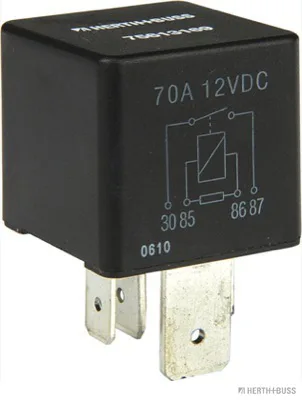 HERTH&BUSS Relais, Arbeitsstrom, 12 V, 70 A, 4 pins - 75613169