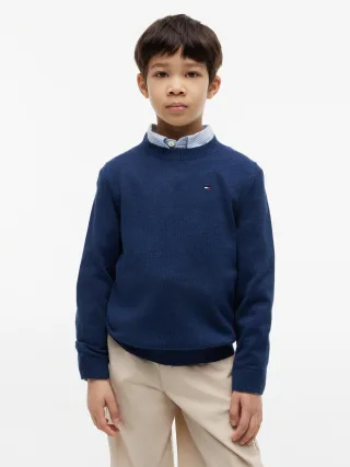 CREW NECK SWEATER LS Dark Night Navy B8f032 - Gr. - 12