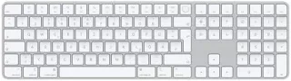 Apple Magic Keyboard mit Touch ID und Ziffernblock [für Mac mit Apple Chip] weiß / silber