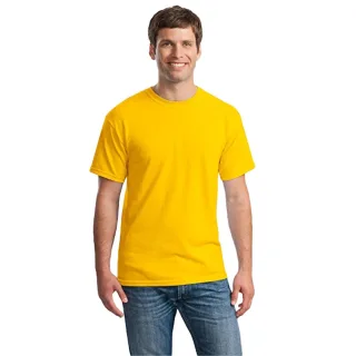 Fruit Of The Loom | Mens Crew Neck T-Shirt mit kurzen Ärmeln - gelb (5er Pack)