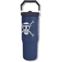 PYRAMID Tasse One Piece 30 oz Tumbler mit Griff & Flip-Strohhalm 0,85l