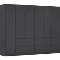 rauch Drehtürenschrank Schrank Garderobe MAINZ Breiten 91/136/181/226/271/315/360, Höhe 210cm (3 verschiedene Ausstattungen BASIC/CLASSIC/PREMIUM (inkl. SOFT-CLOSE) grifflose Front, Außentüren mit Push-to-Open Funktion MADE IN GERMANY