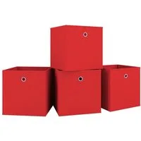 VCM Faltbox Aufbewahrungsbox 4er Set Boxas H. 28 x B. 27 x T. (Spar-Set, 4)