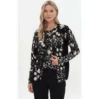 Passioni 2-in-1-Strickjacke mit Allover-Muster