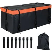 COSTWAY Dachbox, Heckbox für auto, 550 L Auto Hintere Gepäcktasche