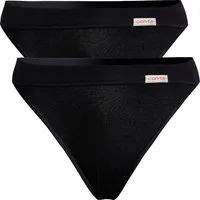 conta Jazz-Pants Slips Damen-Slip 2er-Pack Feinripp Uni