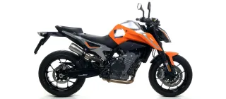 Sport Auspuff Arrow Pro-Race Edelstahl für KTM Duke 790 Bj. 2018-2020 EURO-4 +ABE / eintragungsfrei