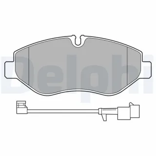 Delphi Bremsbel?ge vorne Iveco Daily 5 6