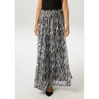 Aniston CASUAL Maxirock im trendigen Zebra-Muster
