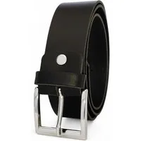 FRONHOFER Ledergürtel Herren Rindsleder breit (1-St) kürzbar, versilbert, für Jeans