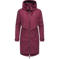 Ragwear Jerseymantel Frodik Wasserdichter oversized Damen Parka für die Übergangszeit
