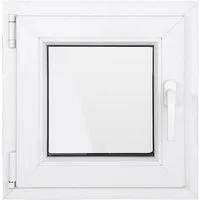 SN DECO GROUP Kellerfenster 1 Flügel Dreh-Kipp 2-fach Verglasung weiß 70 mm Profil, (Set), RC2 Sicherheitsbeschlag, Hochwertiges 5-Kammer-Profil