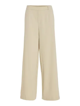 VILA - VIVARONE HW WIDE PANT - NOOS Sandshell - Gr. - 44
