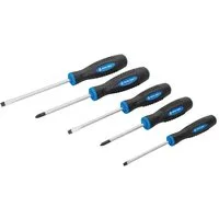 Schraubendreher Premium Schraubendreher Set mit Weichgriff 5-tlg. PH1 PH2 SL4 SL5.5