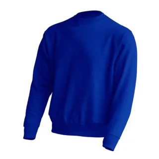 JHK - Sweatshirt Rundhalsausschnitt für Herren/Damen Unisex (Königsblau)