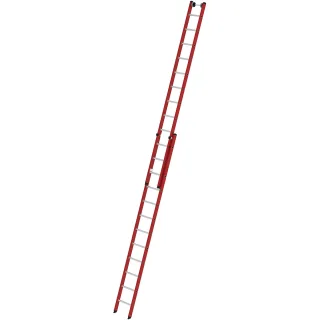 Munk Sprossen-Schiebeleiter 2-teilig GFK/Alu ohne Traverse - 035112