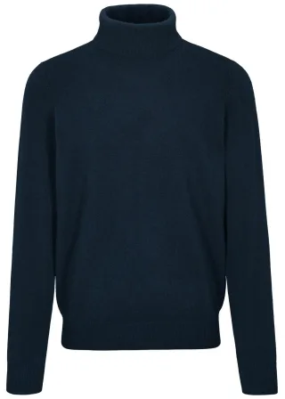 COMMANDER Finest Clothing - (S)-NOS Rollkragen Pullover dark navy - Gr. - S