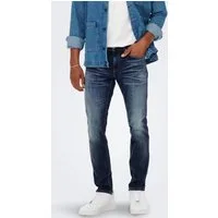 ONLY & SONS Straight-Jeans ONSWEFT REGULAR WB 0021 TAI DNM NOOS Baumwollmischung, straight fit
