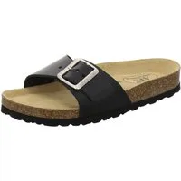 AFS-Schuhe 211223 Sommer Pantolette für Damen mit Fußbett, bequeme Sandalen aus Leder