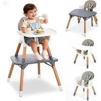 oyajia Hochstuhl 6in1 Baby & Kinderhochstuhl, Spieltisch mit Kinderstuhl (zur Kindersitzgarnitur umbaubar)