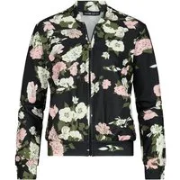 CLOUD 5IVE Bomberjacke CLOUD 5IVE Blouson Jacket with floral print (1-St)