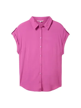 Tom Tailor - Plus Size - Loose Fit Bluse lush orchid - Gr. - 48