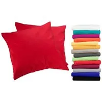 MOON Heimtextilien Kissenbezug / Seitenschläferkissenbezug 2er Pack MOON-Luxury Linon 100% Baumwolle, Linon