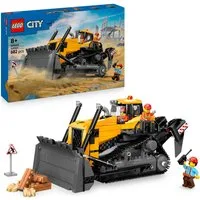 LEGO® Gelber Bulldozer (60466), LEGO City Konstruktionsspielsteine, (682 St), Made in Europe