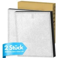 KNKA PRO Luftfilter HEPA-Luftfilter Ersatzfilter für KNKA pro AP3000 Luftreiniger, 3-stufige Filtersystem,Originalfilter 2er-Set,3600 Stunden reine Luft