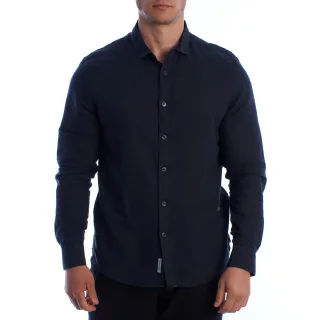 Herren Langarm Leinenhemd HS24MCA01