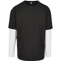 URBAN CLASSICS T-Shirt Urban Classics Herren Oversized Shaped Double Layer LS Tee (1-tlg)