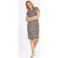 Sieh an! Etuikleid Jersey-Kleid Kurzarm