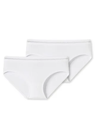 SCHIESSER - 2PACK Panties weiss - Gr. - 176