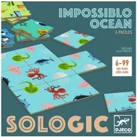 DJECO Lernspielzeug SOLOGIC: Impossiblo Legespiel Denkspiel Logikspiel Kinder ab 6