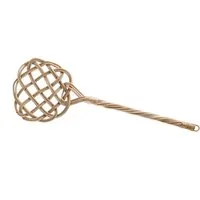 Spetebo Teppichkehrer Rattan Teppichklopfer - 76 cm, handgearbeiteter Polsterklopfer
